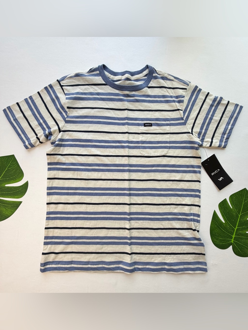 🌊RVCA Capistrano Stripe Short Sleeve Tee🌊